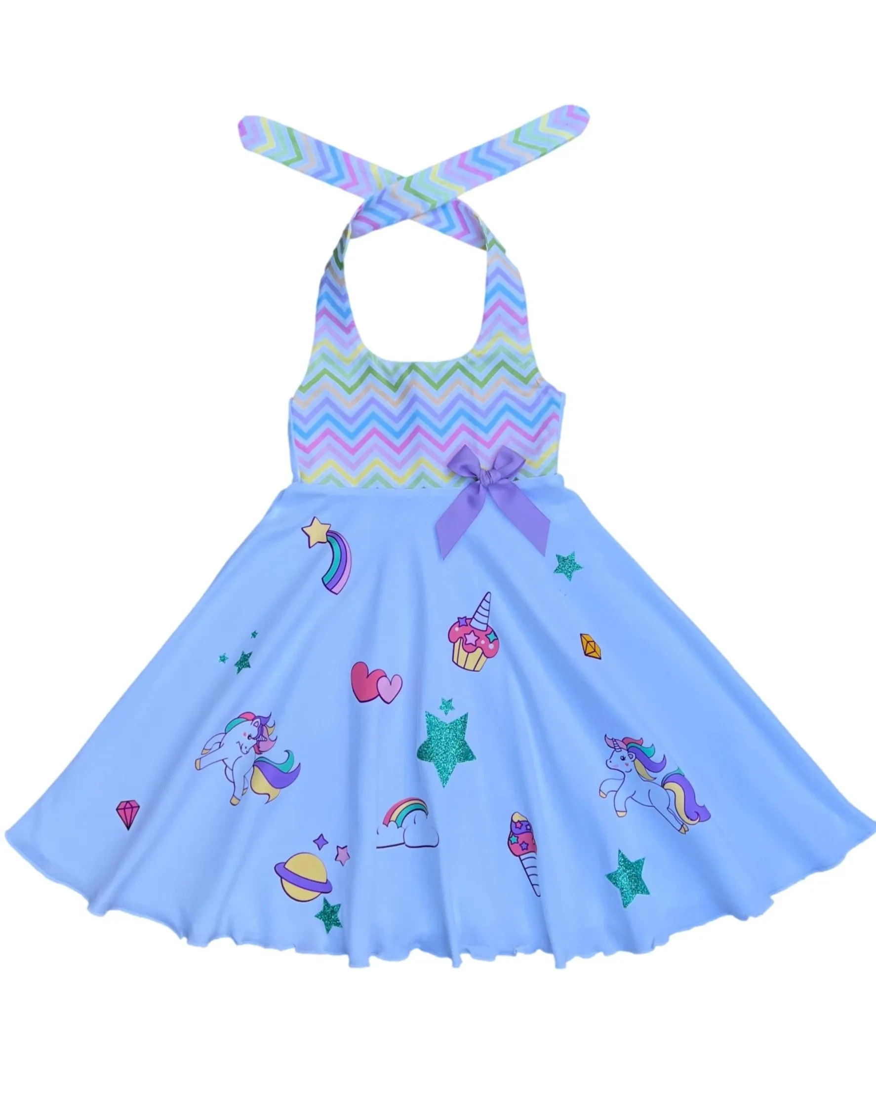 Unicorn Birthday Girl Dres