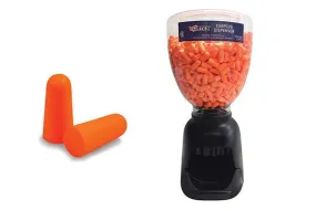 Vortex Jam Free Bullet Ear Plug Dispenser Including 500 Pairs, Class 5 Vortex Earplugs