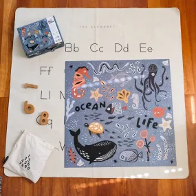 Wee Gallery Large Floor Puzzle - Ocean Life