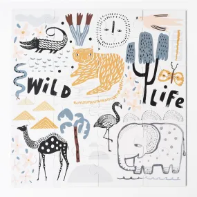 Wee Gallery Large Floor Puzzle - Wild Life