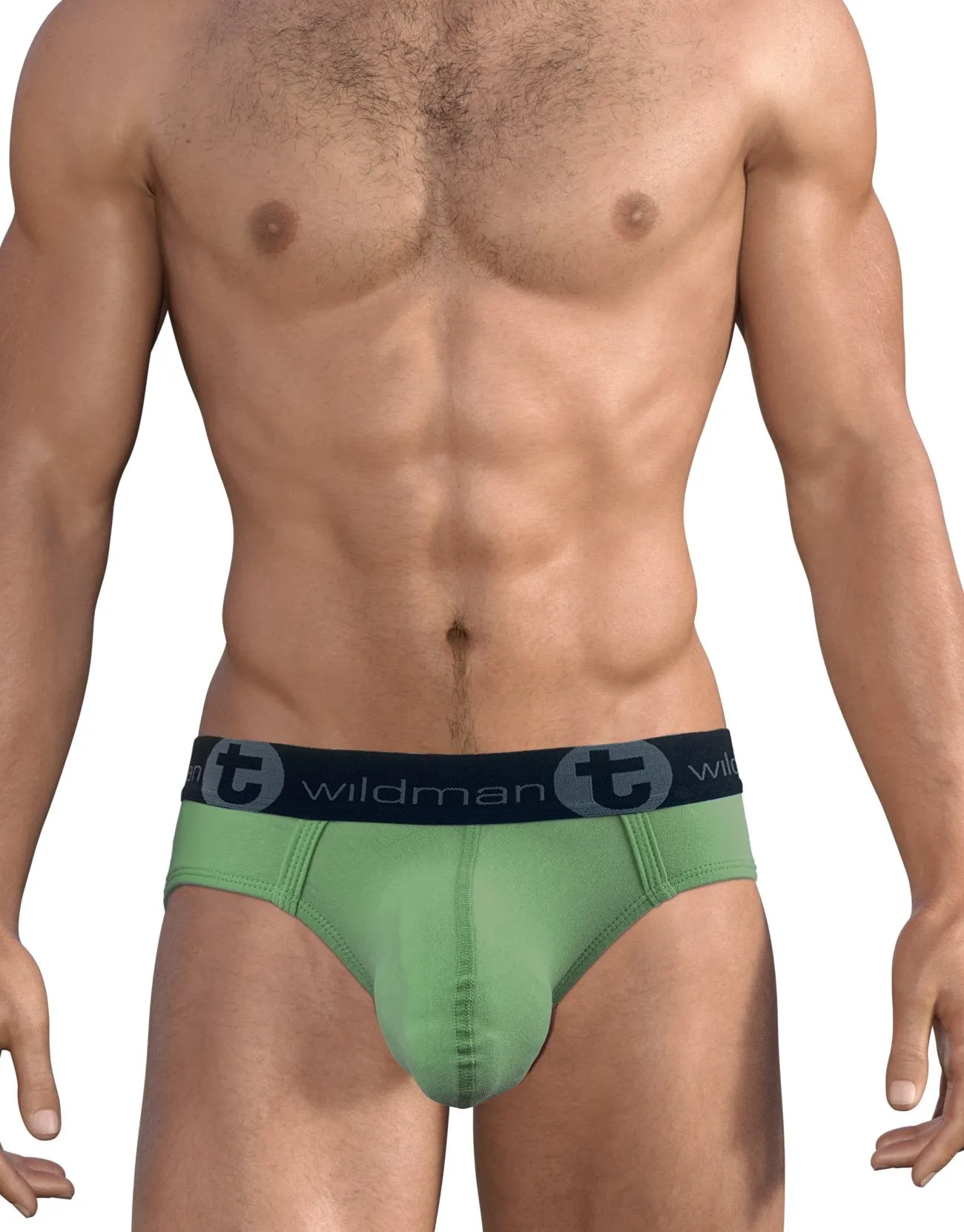 WildmanT Big Boy Pouch Brief Green