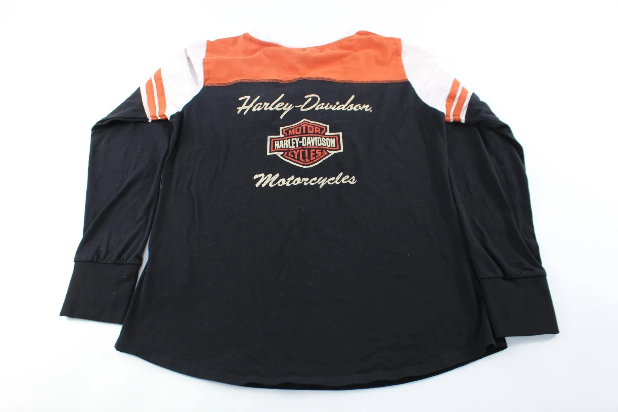 Women's Harley Davidson Motorcycles Henley LS T-Shirt