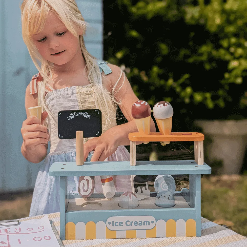 Wooden Ice Cream Counter