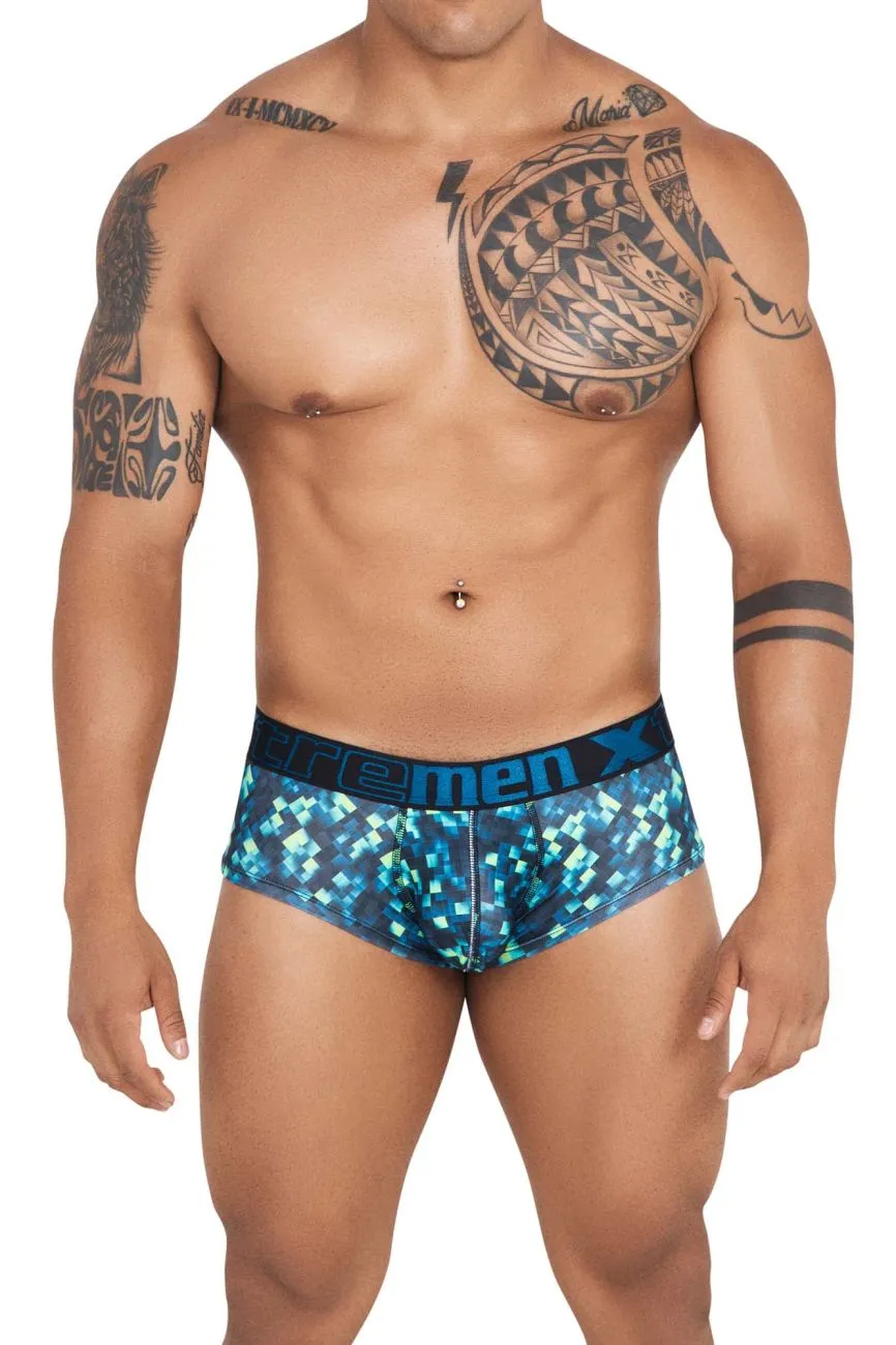 Xtremen 41313 Printed Briefs Color Green