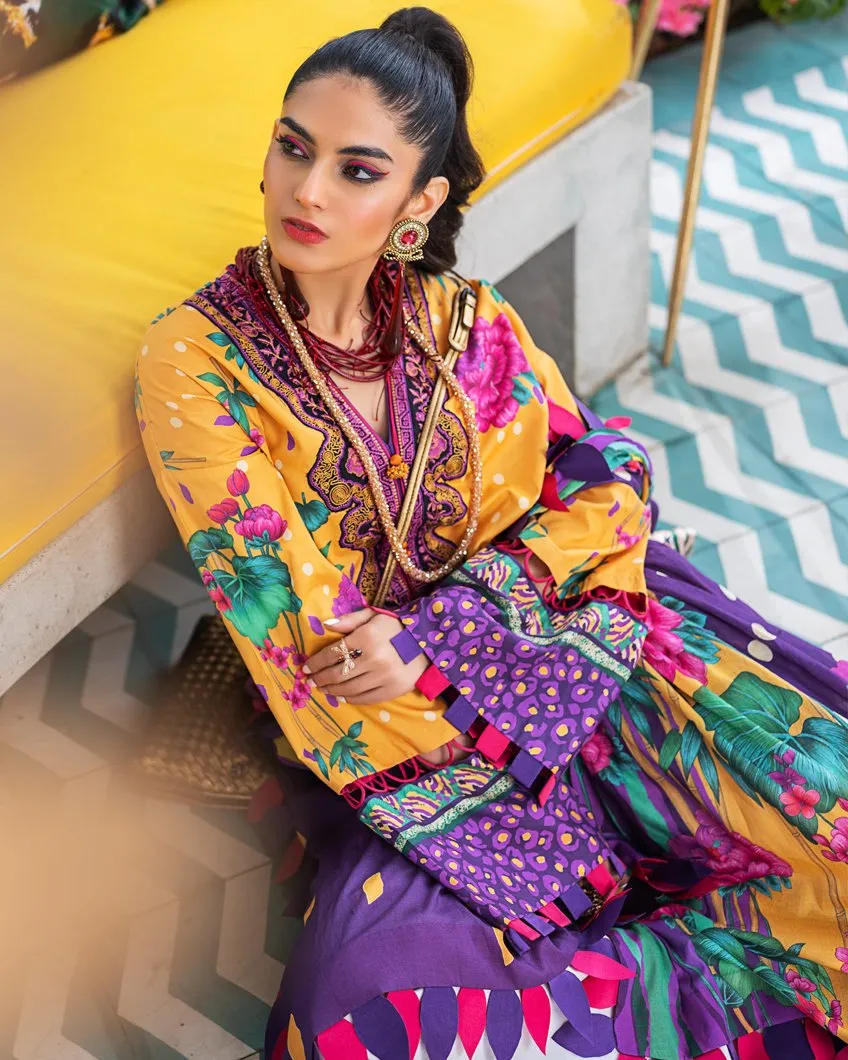 Zaha by Khadijah Shah – Spring/Summer Lawn Collection 2020 – NURAY (ZL-14)